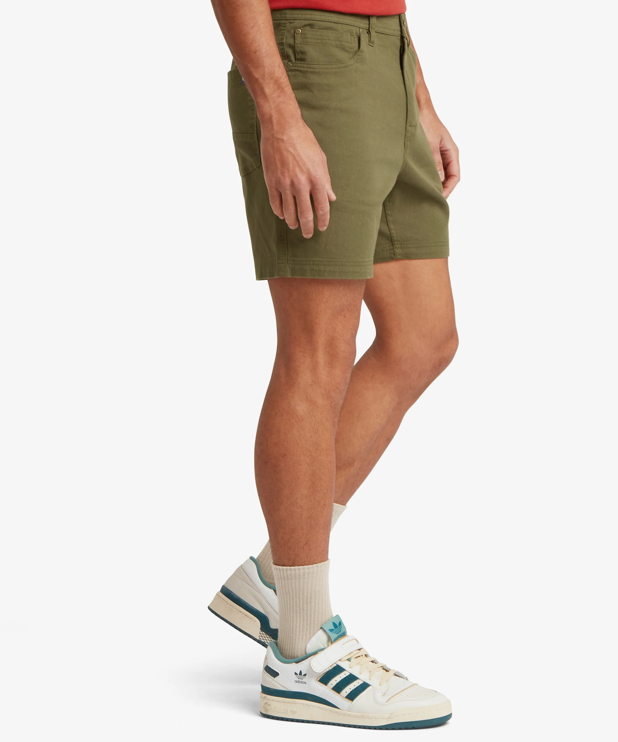 Dando 5 Pocket Shorts - Evergreen - Image 3