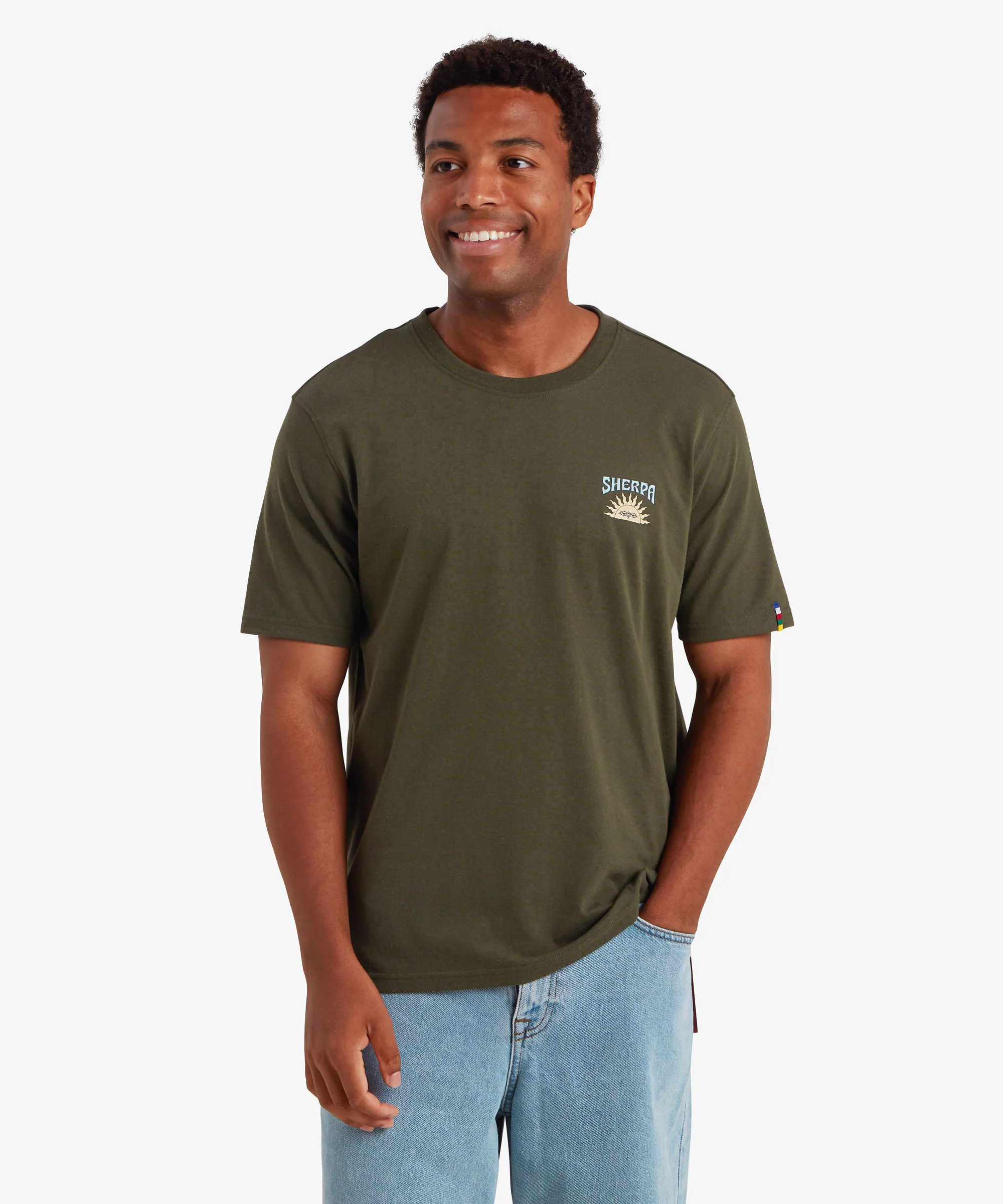 Jutnu Psychedelic T-Shirt - Evergreen - Image 3