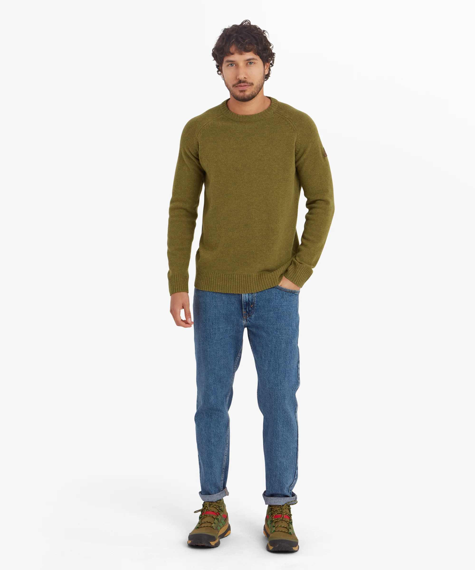 Kangtega Crew Sweater - Moss - Image 3