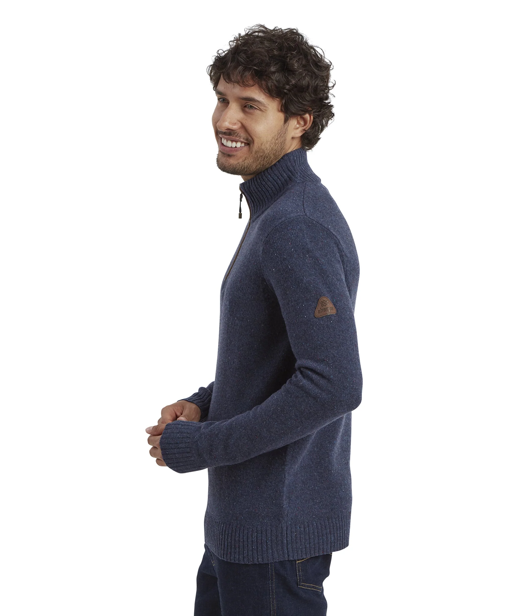 Kangtega Quarter Zip Sweater - Rathee Blue - Image 4