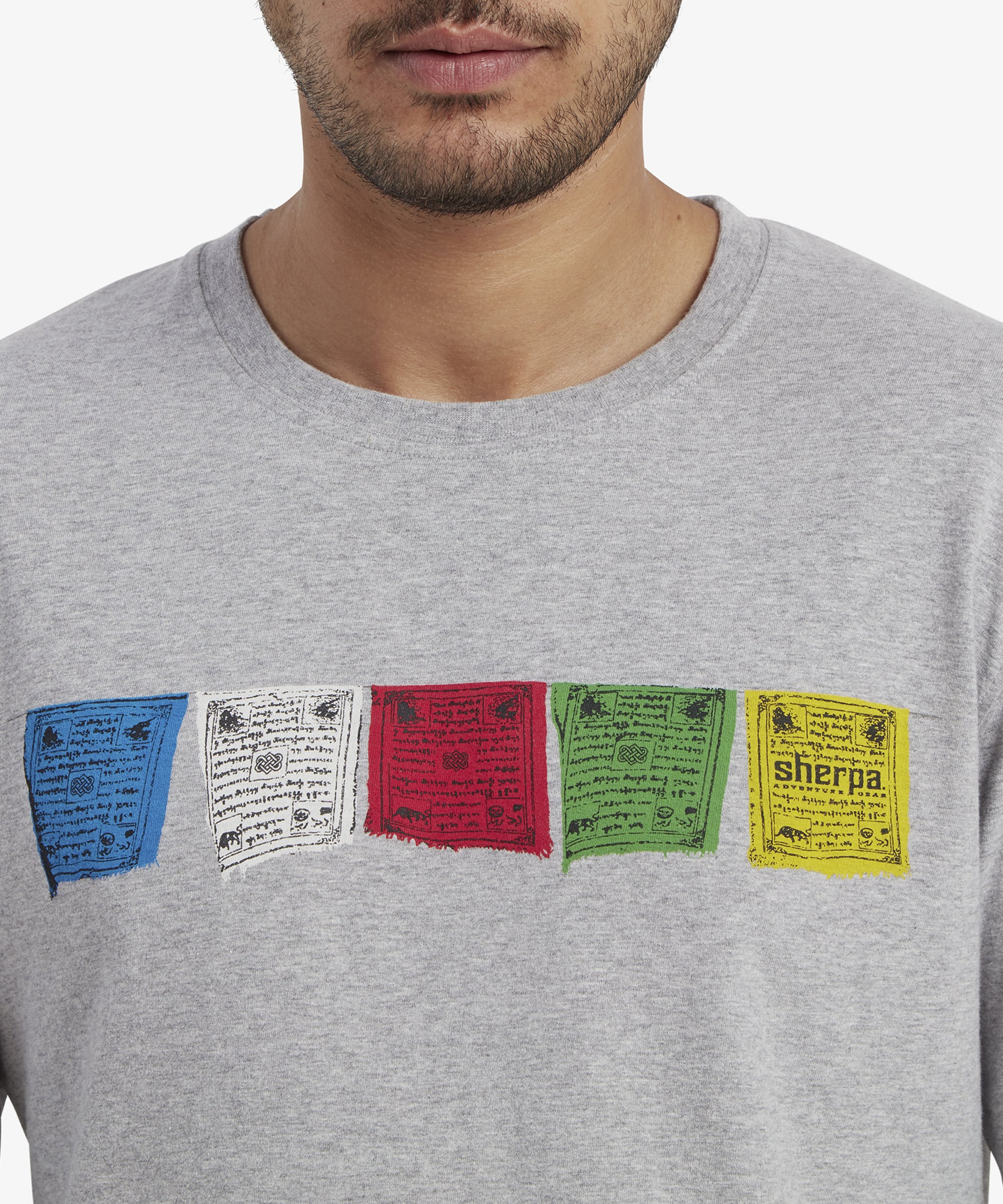 Tarcho Long Sleeve T-Shirt - Heather Grey - Image 6