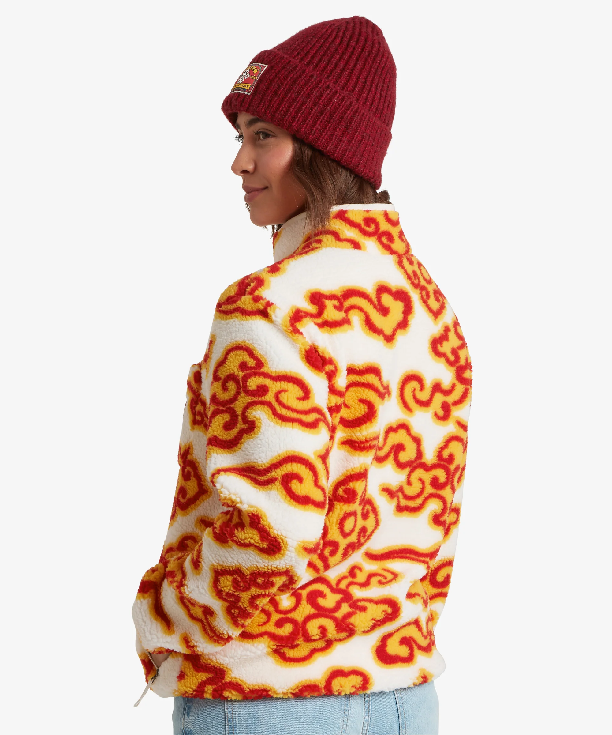 Tarcho Printed Full Zip Fleece - Peetho Cloud - Image 8