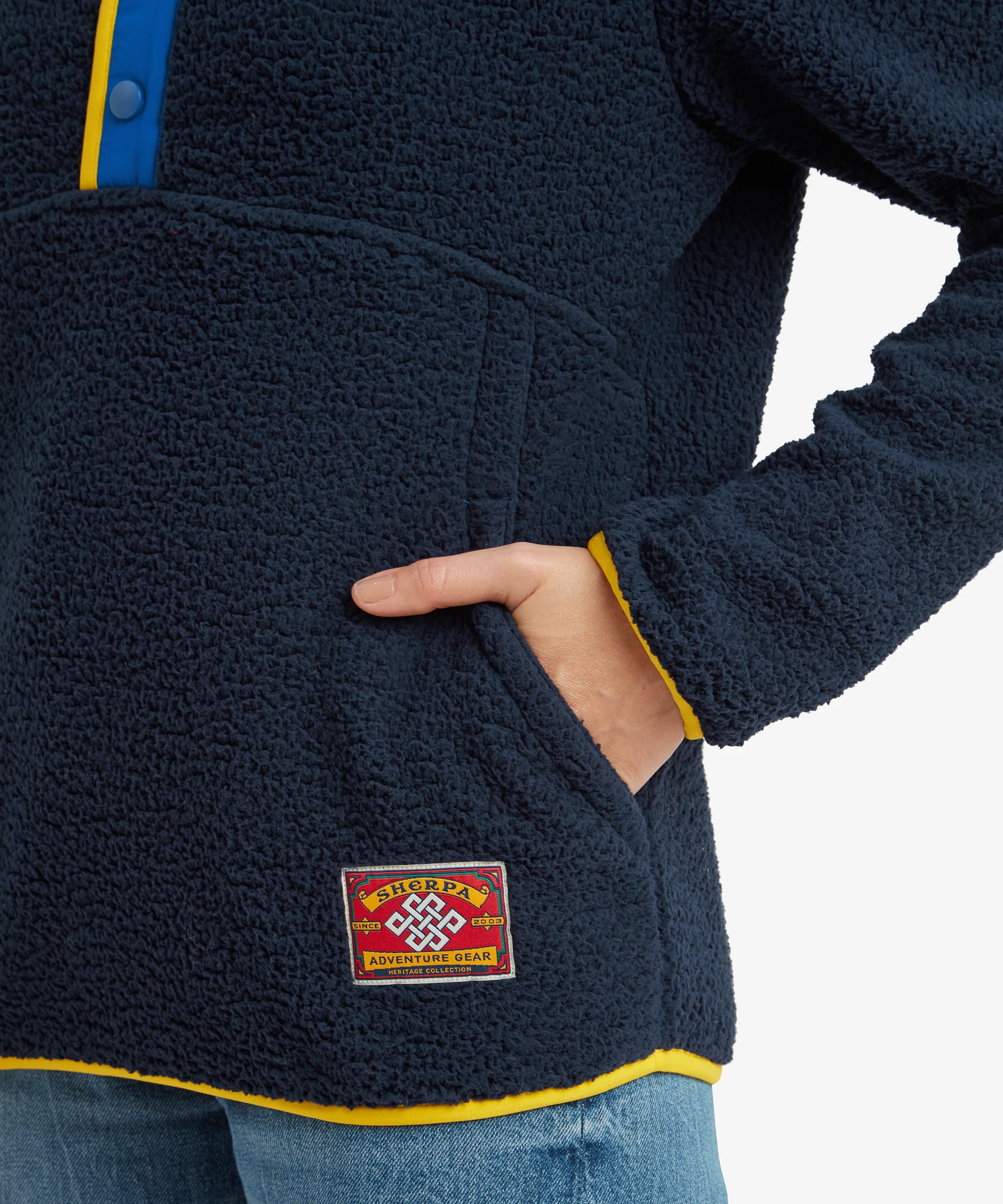 Tarcho Quarter Snap Pullover - Rathee Blue - Image 10