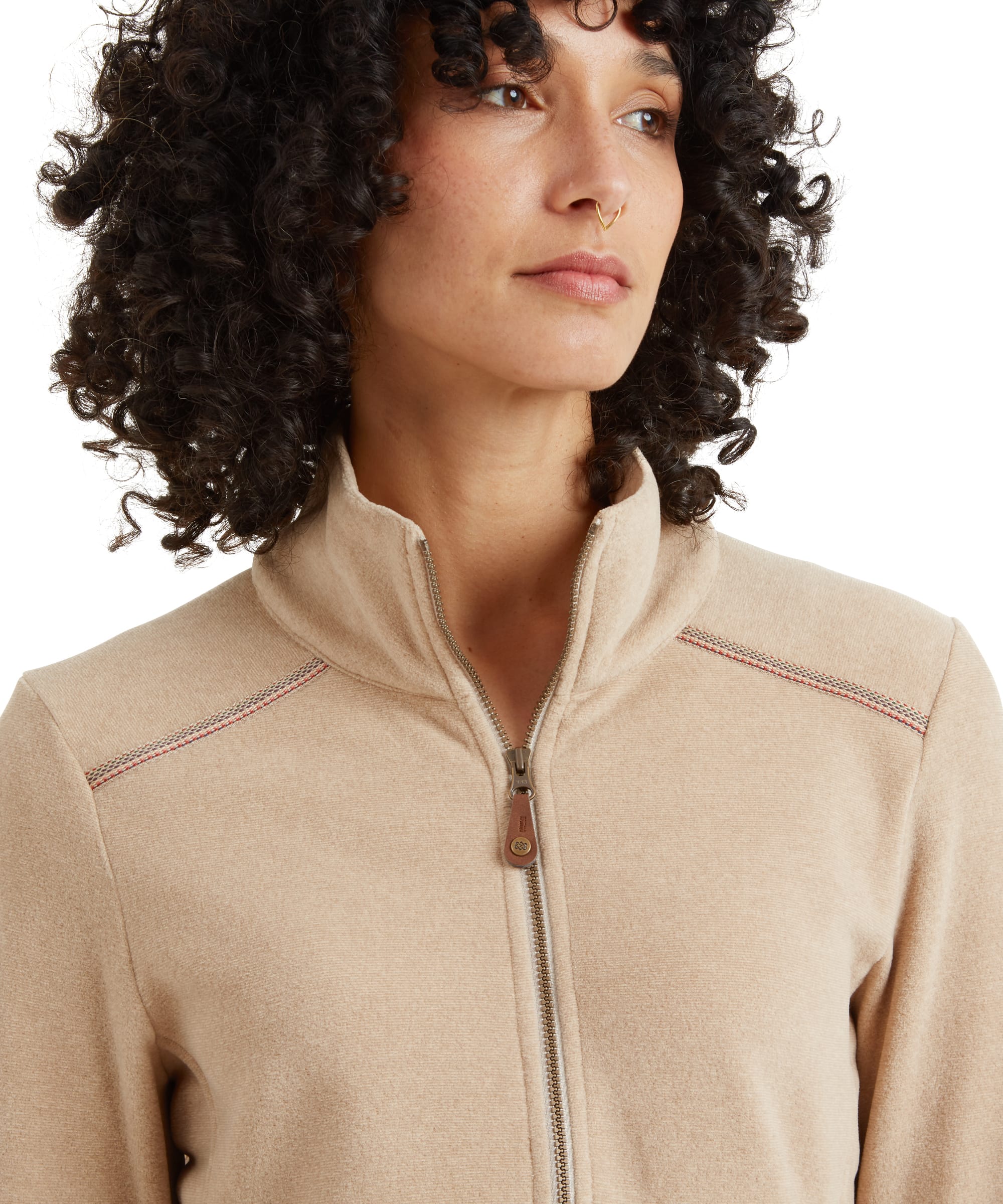 Rolpa Eco Fleece Pullover Zip - Bardiya Sand - Image 7