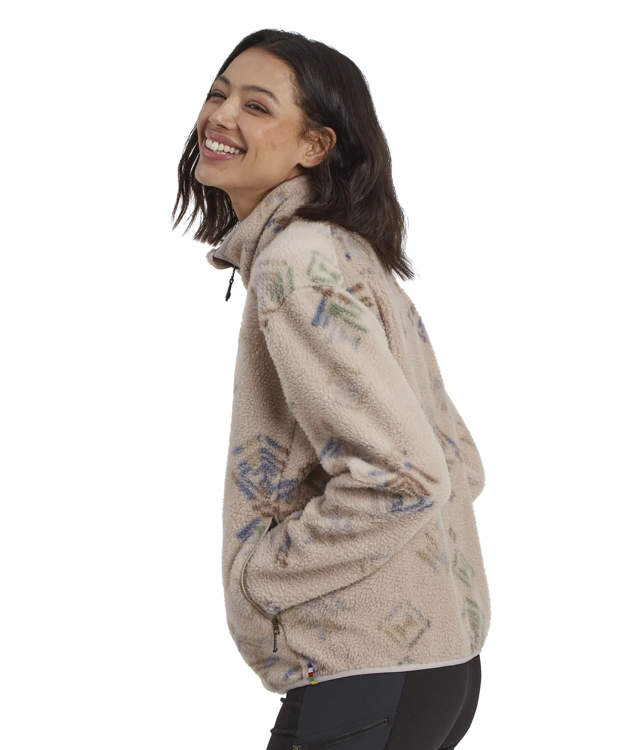 Uddesya Sherpa Fleece Jacket - Goa Sand Yathra - Image 4