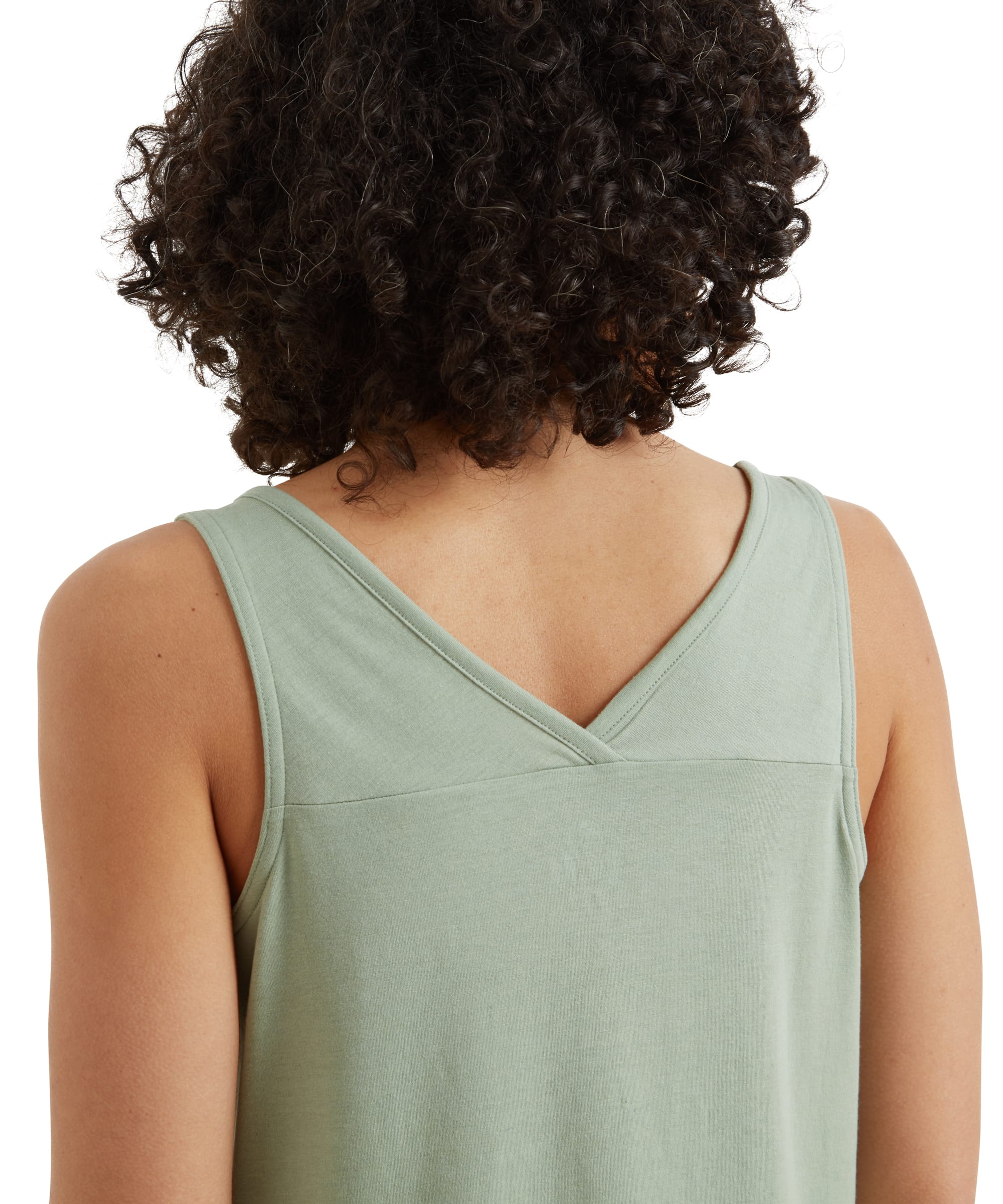 Bali V-Neck Tank Top - Celery - Image 7