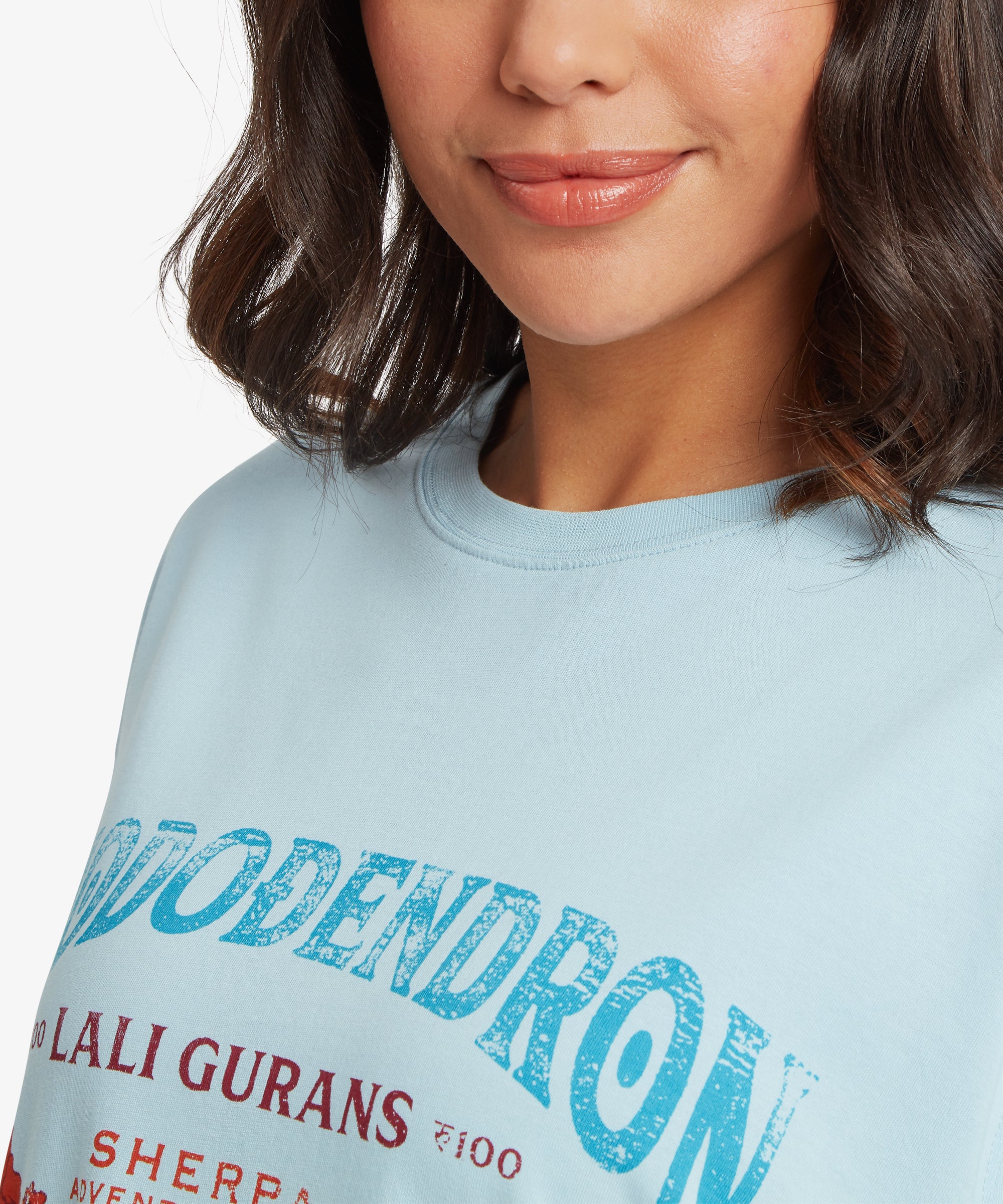 Tarcho Rhododendron T-Shirt - Lt Blue - Image 6
