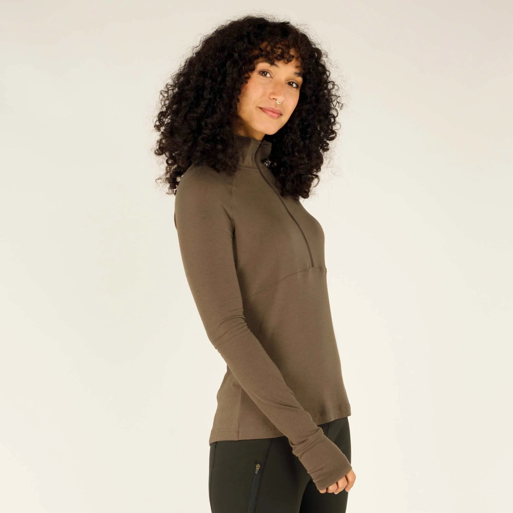 Tendu Active Half Zip - Maato Grey - Image 4
